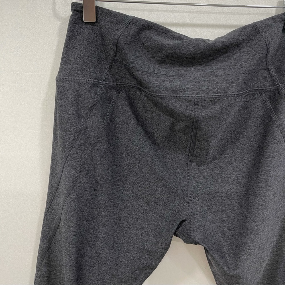 Z by Zella Dark Grey Crop Mesh Legging High Rise M - Picture 6 of 8